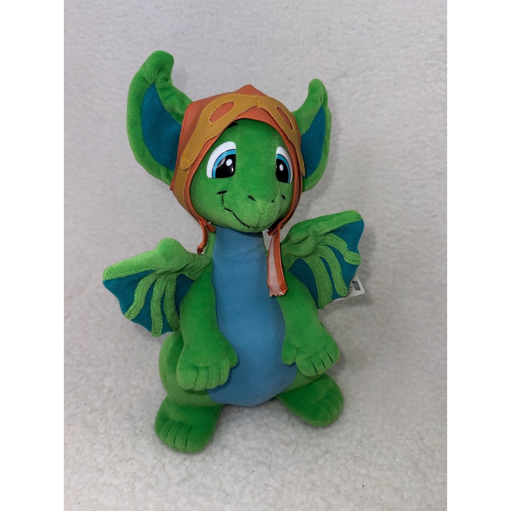 Pocket Dragons Adventure Zoom Zoom Green Dragon Plush Pilot Russ Berrie Musgrave